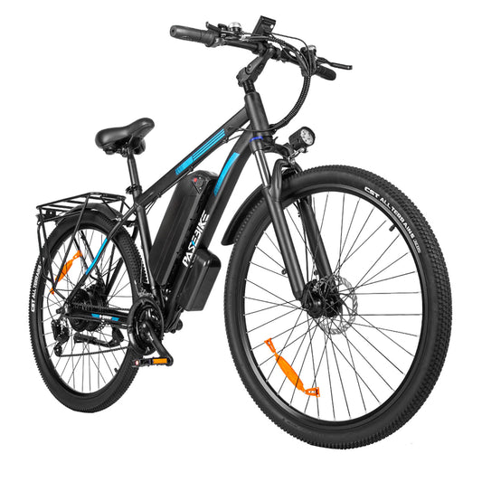 Electric Bike,48V 17.5AH Battery,750w Maximum Peak ebike 20 MPH Velo Electrique Adulte with Adopting Front And Rear Dual Disc Brakes Mountain Bike, Aluminum Alloy Suspension Front Fork with Lock